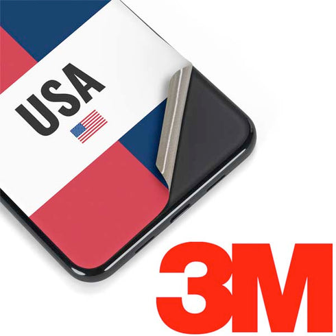 American Flag Color Block Google Pixel 3a Skin